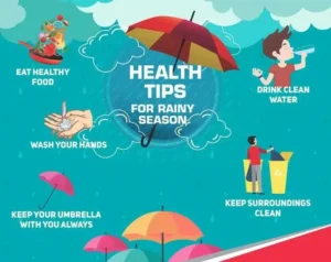 Rainy season health tips against infection